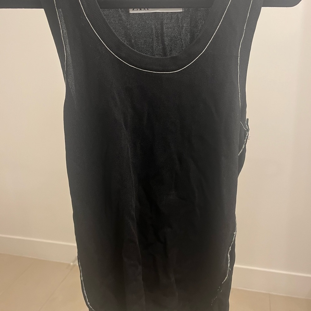 Zara Black Sleeveless Top